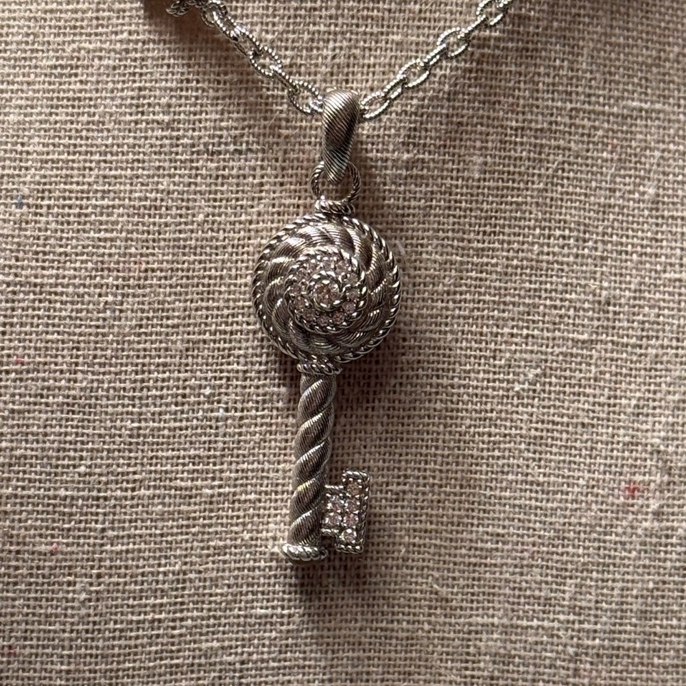 Judith Ripka Sterling Silver Key Enhancer - Picture 2 of 4